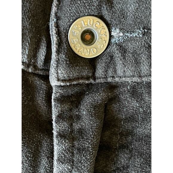 Lucky Brand Dungarees Charcoal Velvet Custom Jeans size 29 - Picture 4 of 6